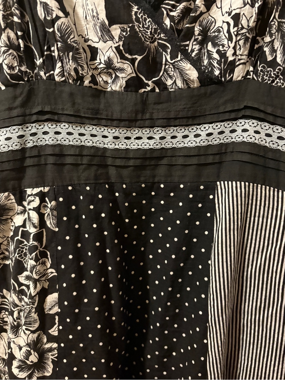 patchwork goth sundress - Picture 3 of 5